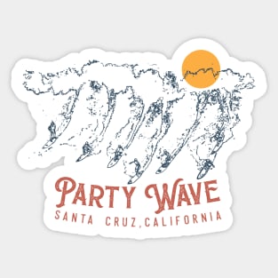 Party Wave Sticker